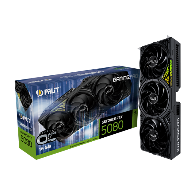 Palit GeForce RTX 5080 GAMING PRO OC 16GB GDDR7 Graphics Card